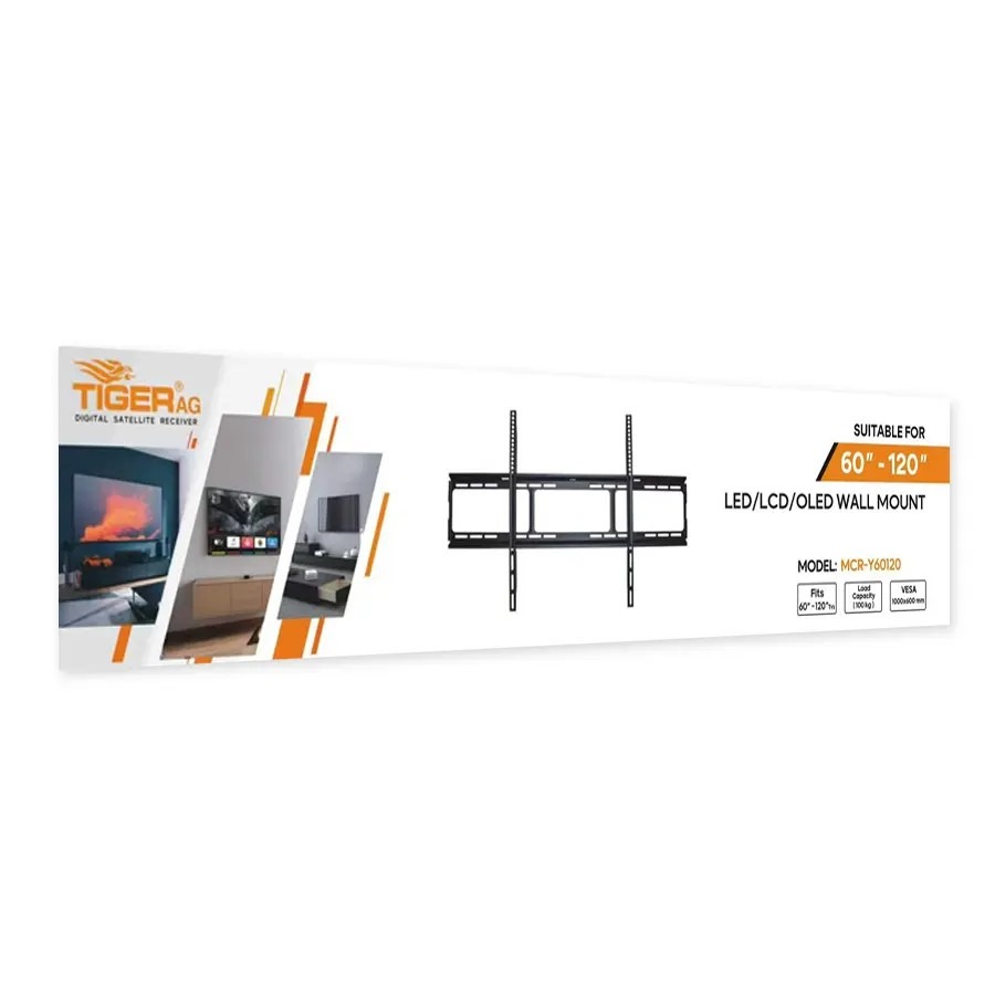 حامل شاشة ثابت TIGER AG – من 60 إلى 120 بوصة