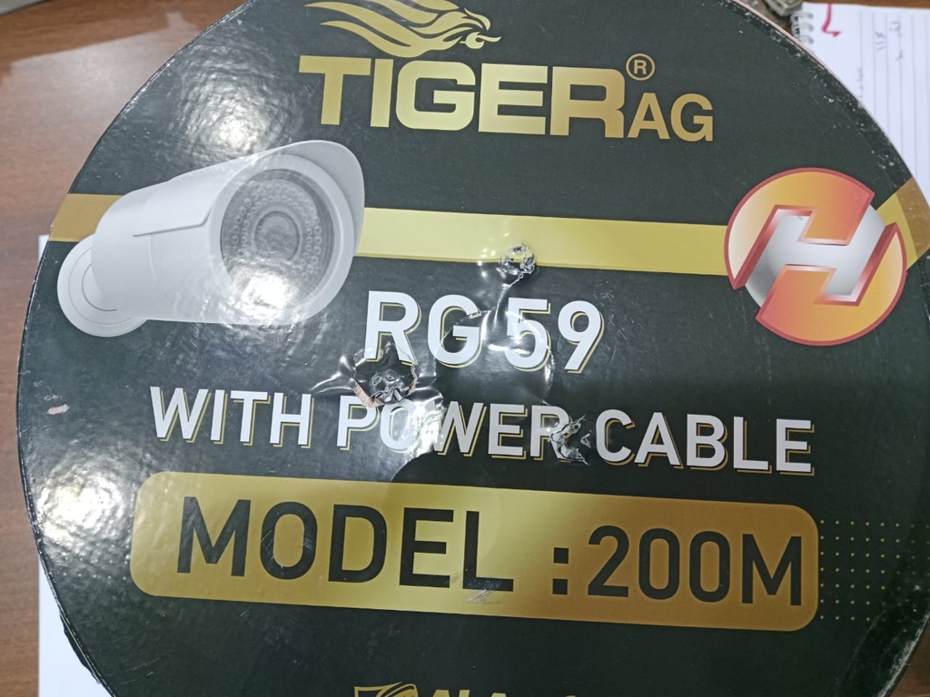 سلك كاميرا تايجر 200م RG59