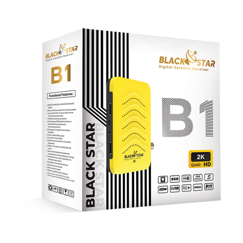 ريسيفر اتش دى بلاك ستار 1 - B1